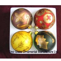 christmas glass ornaments